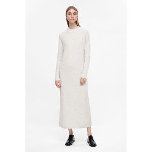COS x Guggenheim Agnes Martin Collab 100% Cashmere Dress